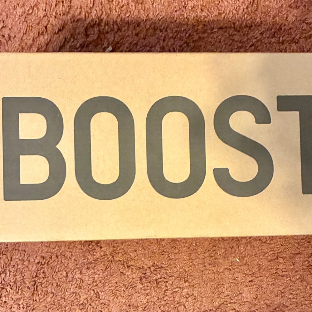 Adidas Yeezy Boost 350 V2 Box in Tan and Black (Empty)